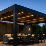 Hazır Pergola 6,50 × 3,50 m – 2,50 m Ön Direk