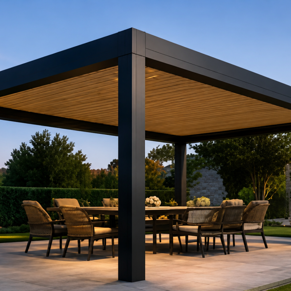 Hazır Pergola 6 × 4 m – 2,75 m Ön Direk