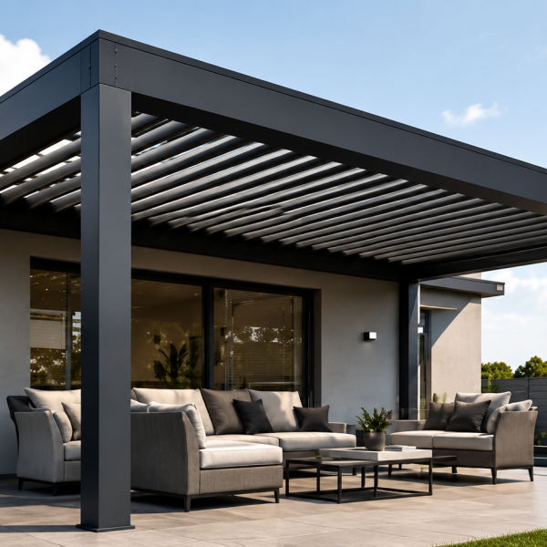Hazır Pergola 6 × 3 m – 2,75 m Ön Direk