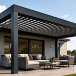 Hazır Pergola 6 × 3,50 m – 2,50 m Ön Direk