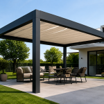 Hazır Pergola 5,50 × 3,50 m – 3 m Ön Direk