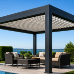 Hazır Pergola 5,50 × 3,50 m – 2,75 m Ön Direk