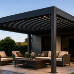 Hazır Pergola 5,50 × 3 m – 3 m Ön Direk
