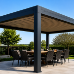 Hazır Pergola 5,50 × 3 m – 2,75 m Ön Direk