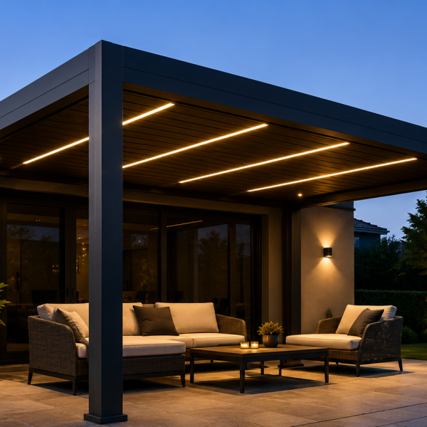 Hazır Pergola 5 × 4 m – 2,75 m Ön Direk