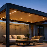 Hazır Pergola 5 × 4 m – 2,50 m Ön Direk