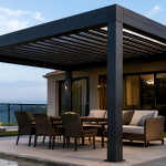 Hazır Pergola 5 × 3,50 m – 3 m Ön Direk