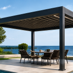Hazır Pergola 5 × 3,50 m – 2,75 m Ön Direk