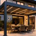 Hazır Pergola 5 × 3,50 m – 2,50 m Ön Direk