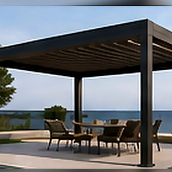 Hazır Pergola 5 × 3,50 m – 2,75 m Ön Direk