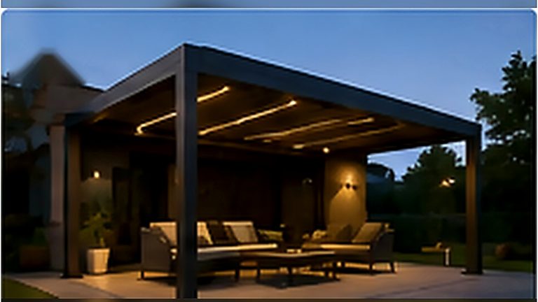Hazır Pergola 5 × 4 m – 2,75 m Ön Direk