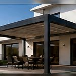 Hazır Pergola 5 × 4 m – 3 m Ön Direk