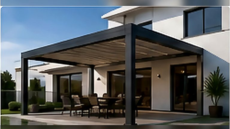 Hazır Pergola 5 × 4 m – 3 m Ön Direk