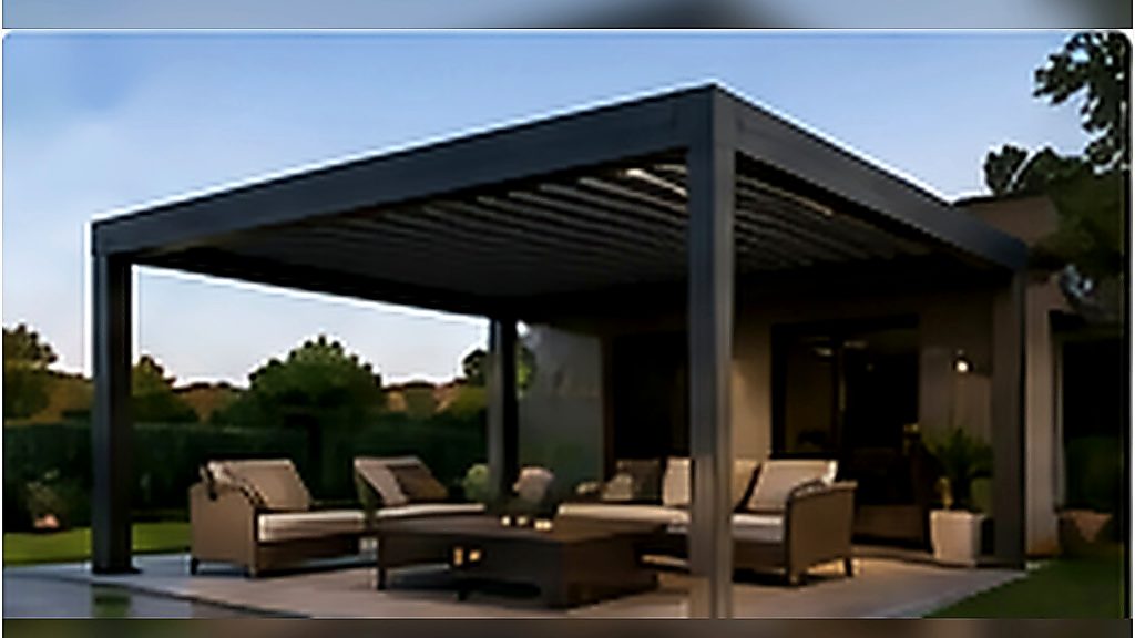 Hazır Pergola 5,50 × 3 m – 3 m Ön Direk