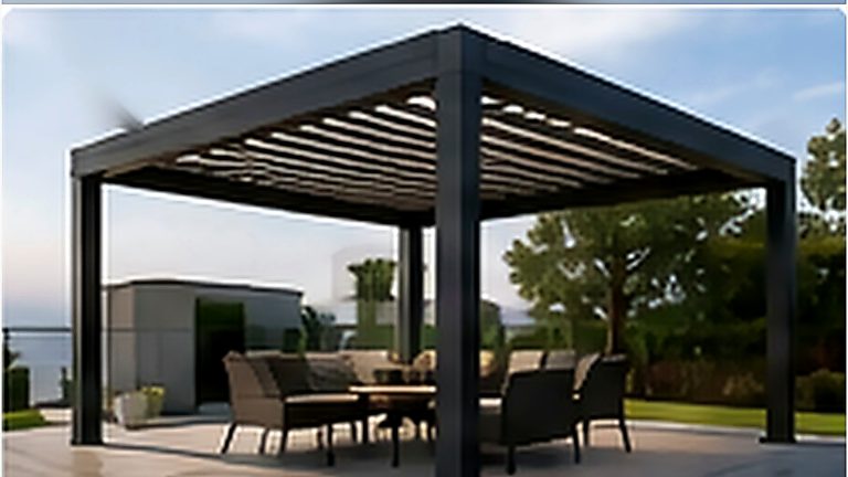 Hazır Pergola 5,50 × 3,50 m – 2,50 m Ön Direk