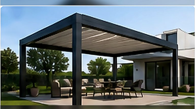 Hazır Pergola 5,50 × 3,50 m – 3 m Ön Direk