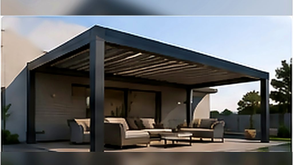 Hazır Pergola 6 × 3,50 m – 2,50 m Ön Direk
